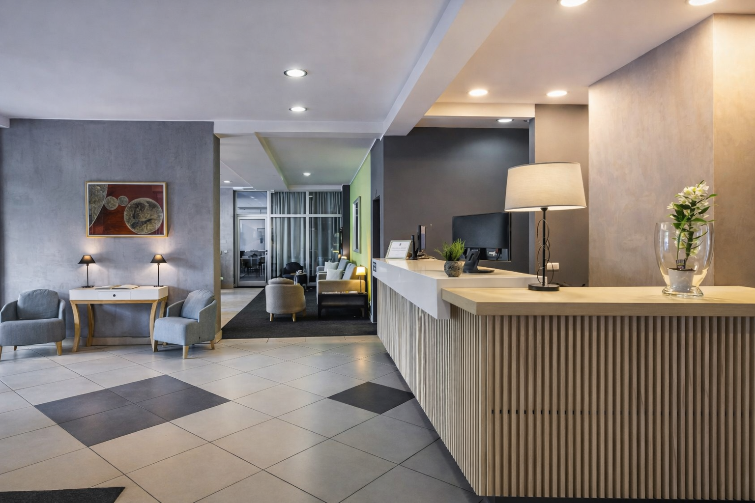 Recepcija hotela Nobel Inn